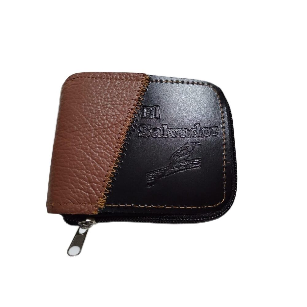 4099 Billeteras hecha a mano con zipper para hombre